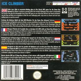 Classic NES Series: Ice Climber - Box - Back Image