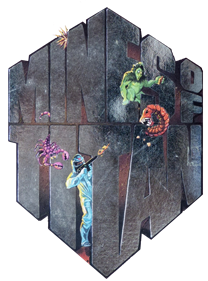 Mines of Titan - Clear Logo Image