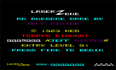 Laser Zone - Screenshot - Game Title Image