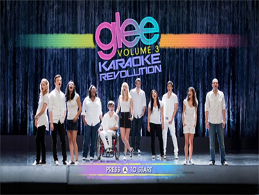 Karaoke Revolution: Glee: Volume 3 - Screenshot - Game Title Image