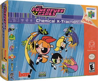 The Powerpuff Girls: Chemical X-Traction - Box - 3D Image