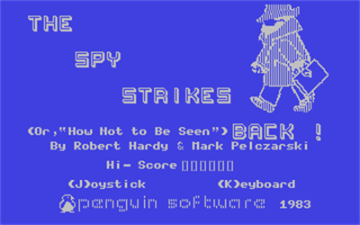 The Spy Strikes Back - Screenshot - Game Title Image