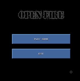 Open Fire - Screenshot - Game Title Image
