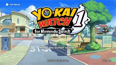 Yo-kai Watch 1 for Nintendo Switch - Screenshot - Game Title Image