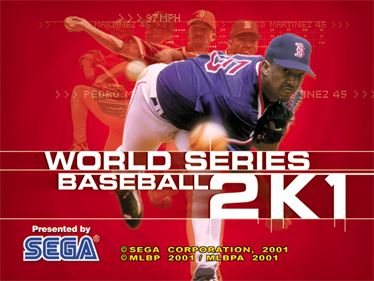 World Series Baseball 2K1 - Screenshot - Game Title Image