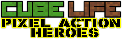 Cube Life: Pixel Action Heroes - Clear Logo Image