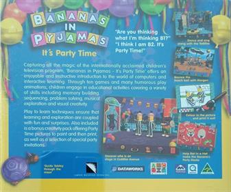 Bananas in Pyjamas: It's Party Time - Box - Back Image