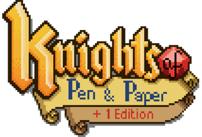 Knights of Pen & Paper +1 - Clear Logo Image