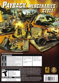 Mercenaries 2: World in Flames - Box - Back Image