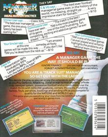 Track Suit Manager  - Box - Back Image