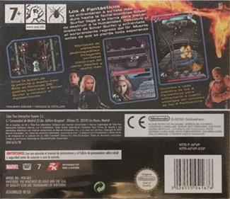 Fantastic Four: Rise of the Silver Surfer - Box - Back Image