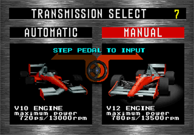 F1 Exhaust Note - Screenshot - Game Select Image