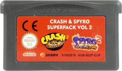 Crash & Spyro Super Pack Volume 2 - Cart - Front Image