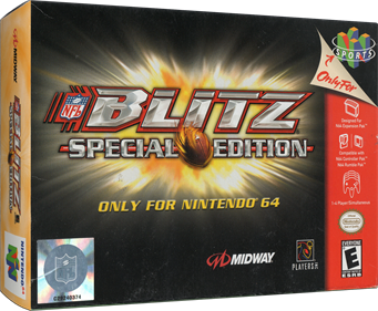 NFL Blitz: Special Edition - Box - 3D Image