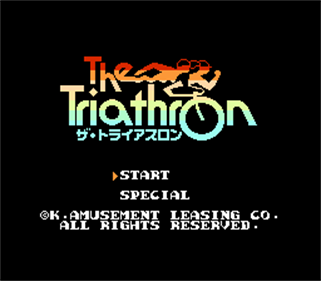 The Triathron - Screenshot - Game Title Image