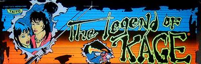 The Legend of Kage - Arcade - Marquee Image