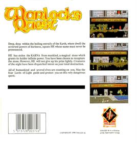 Warlocks Quest - Box - Back Image