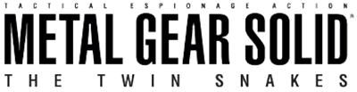 Metal Gear Solid: The Twin Snakes - Clear Logo Image