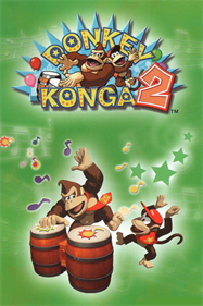 Donkey Konga 2 - Fanart - Box - Front
