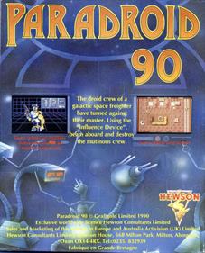 Paradroid 90 - Box - Back Image