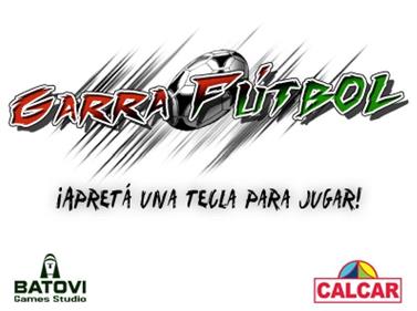 Garra Fútbol - Screenshot - Game Title Image