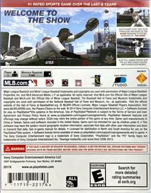 MLB 14: The Show - Box - Back Image