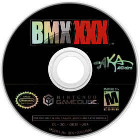 BMX XXX - Disc Image