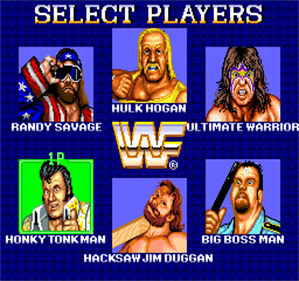 WWF Superstars - Screenshot - Game Select Image