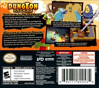 Dungeon Raiders - Box - Back Image