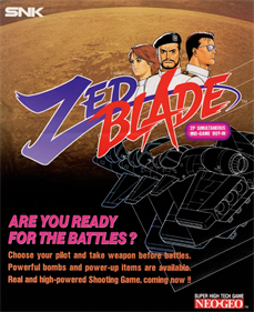 Zed Blade - Advertisement Flyer - Front Image