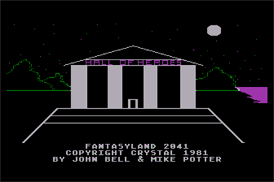 Fantasyland 2041 A.D. - Screenshot - Game Title Image