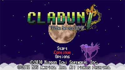 Cladun: This is an RPG - Screenshot - Game Title Image
