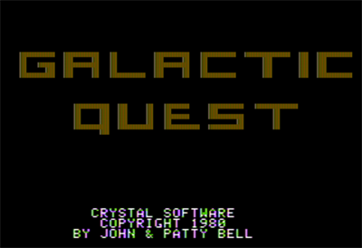 Galactic Quest - Screenshot - Game Title Image