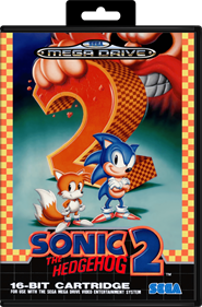 Sonic the Hedgehog 2 - Box - Front - Reconstructed Image