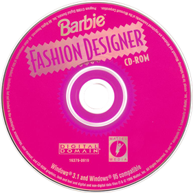 Barbie Fashion Designer - Disc Image
