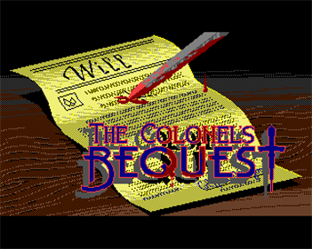 The Colonel's Bequest: A Laura Bow Mystery - Screenshot - Game Title Image