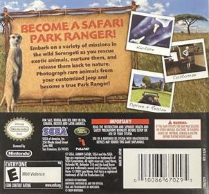 Jambo! Safari: Animal Rescue - Box - Back Image