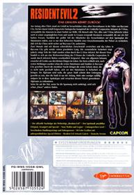 Resident Evil 2 (1998) - Box - Back Image