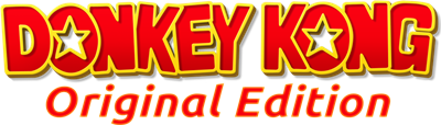 Donkey Kong: Original Edition - Clear Logo Image