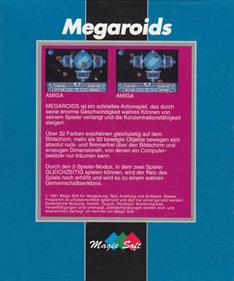Megaroids - Box - Back Image