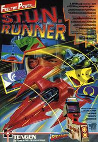 S.T.U.N. Runner - Advertisement Flyer - Front Image