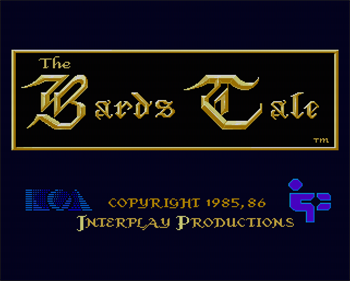 Tales of the Unknown: Volume I: The Bard's Tale - Screenshot - Game Title Image