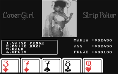 Cover Girl Poker - Screenshot - Gameplay Image