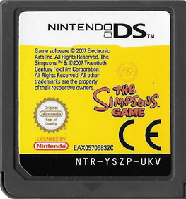 The Simpsons Game - Cart - Front Image
