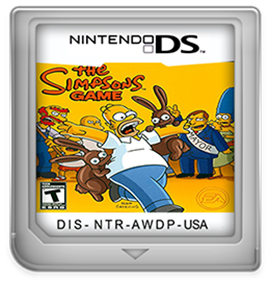 The Simpsons Game - Fanart - Cart - Front