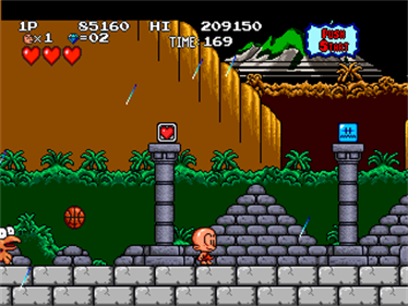 Bonk's Adventure - Screenshot - Gameplay Image