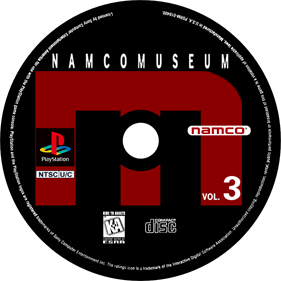 Namco Museum Vol. 3 - Fanart - Disc Image