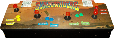 Sunset Riders - Arcade - Control Panel Image
