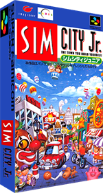 SimCity Jr: The Town You Build Yourself! - Box - 3D Image