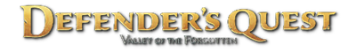 Defender's Quest: Valley of the Forgotten - Clear Logo Image